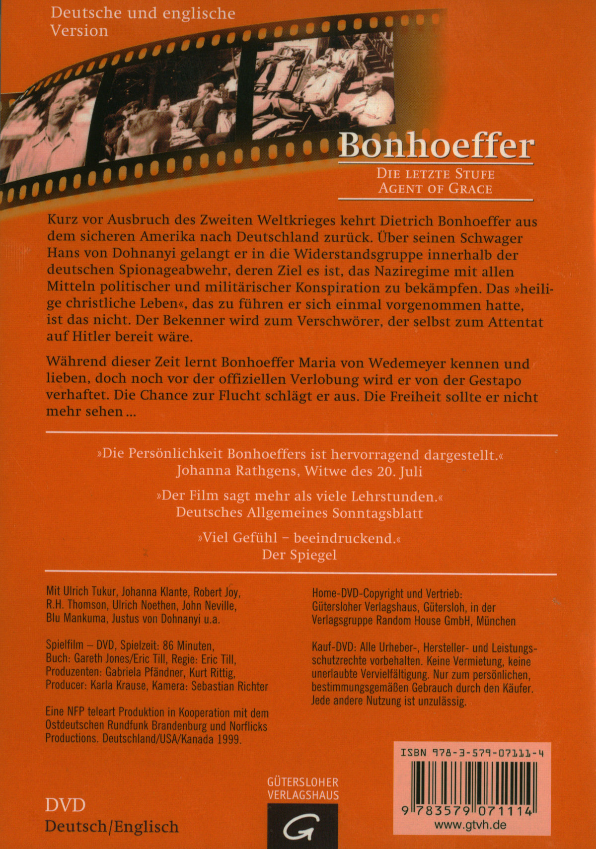 Bonhoeffer - Die Letzte Stufe Film Auf DVD Ausleihen Bei Verleihshop.de