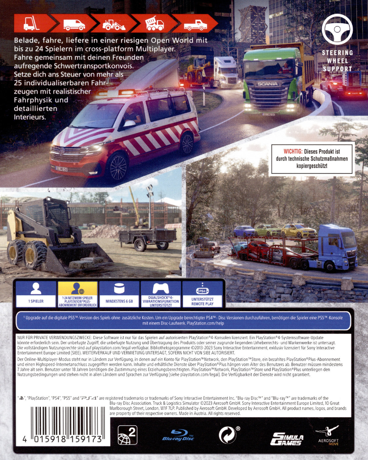 Truck & Logistics Simulator Spiel für Playstation 4 ausleihen bei