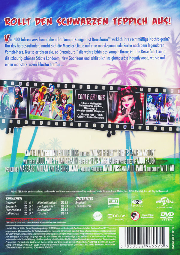 Monster High Licht Aus Grusel An Film Monster High - Licht aus, Grusel an! Film auf DVD ausleihen bei