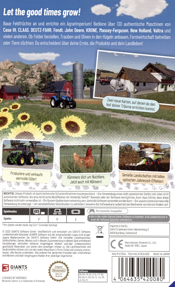 Landwirtschafts-Simulator 23 - Nintendo Switch Edition Spiel für